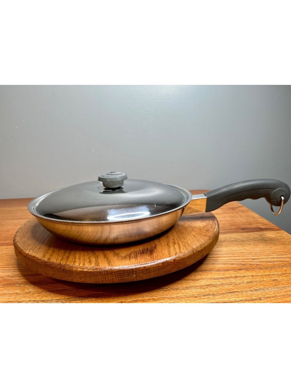 Saladmaster Skillet 10" Gourmet Stainless Multi-Ply Chef's Fry Pan Sauté Pot Lid